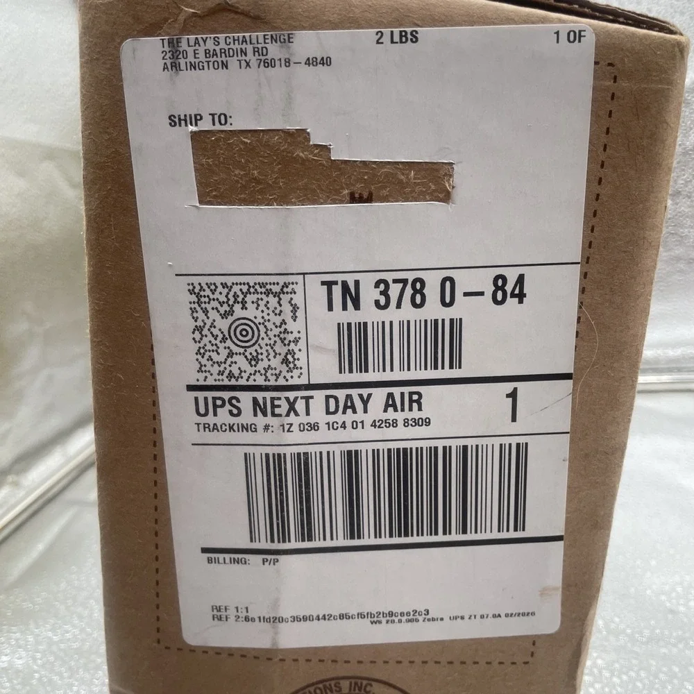 Lays 60th Super Bowl 72 Hour Potato to Door Challenge Limited Edition SEALED BOX